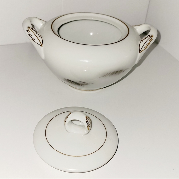 Fukagawa Cream & Sugar Set in Arita 903 Vintage Japanese Sugar Pot and Creamer - Picture 2 of 8